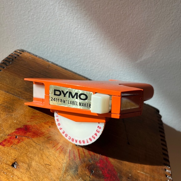 Vintage 70s Dymo Label Maker 2411 3/8" Tape Embossing - Picture 2 of 7